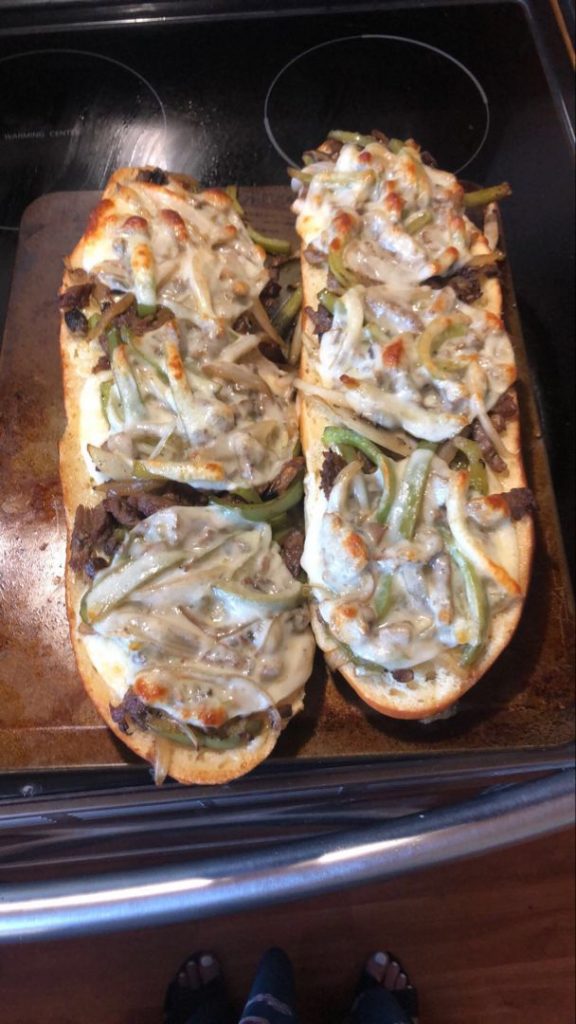 PHILLY CHEESESTEAK CHEESY BREAD