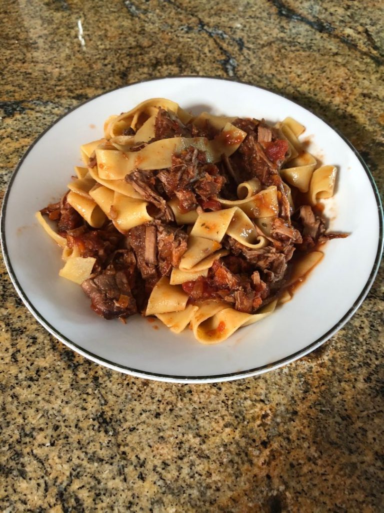 Crock Pot Rustic Italian Beef Ragu