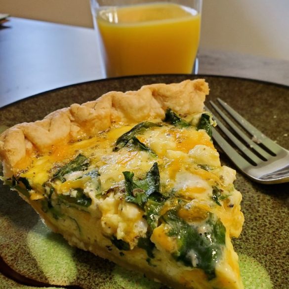 Spinach Feta Quiche Recipe Easy